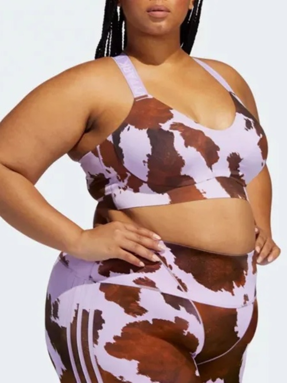 Ivy park Adidas cow print top 2x